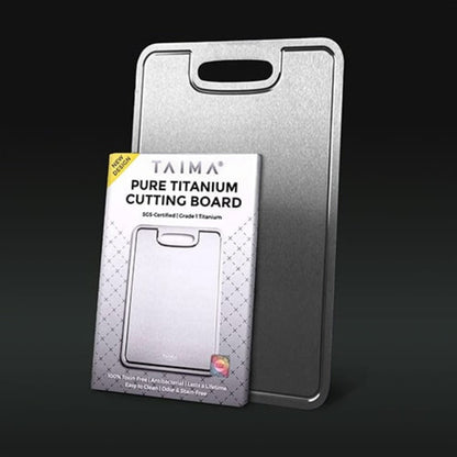 Titan Chop® Certified Pure Titanium Cutting Board
