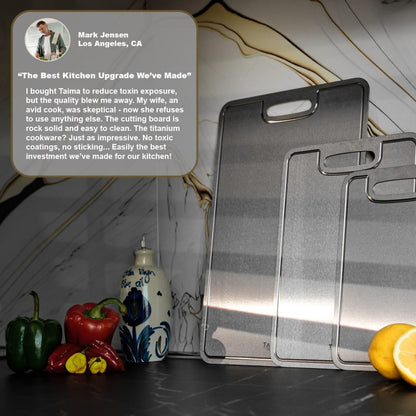 Titan Chop Certified Pure Titanium Cutting Board
