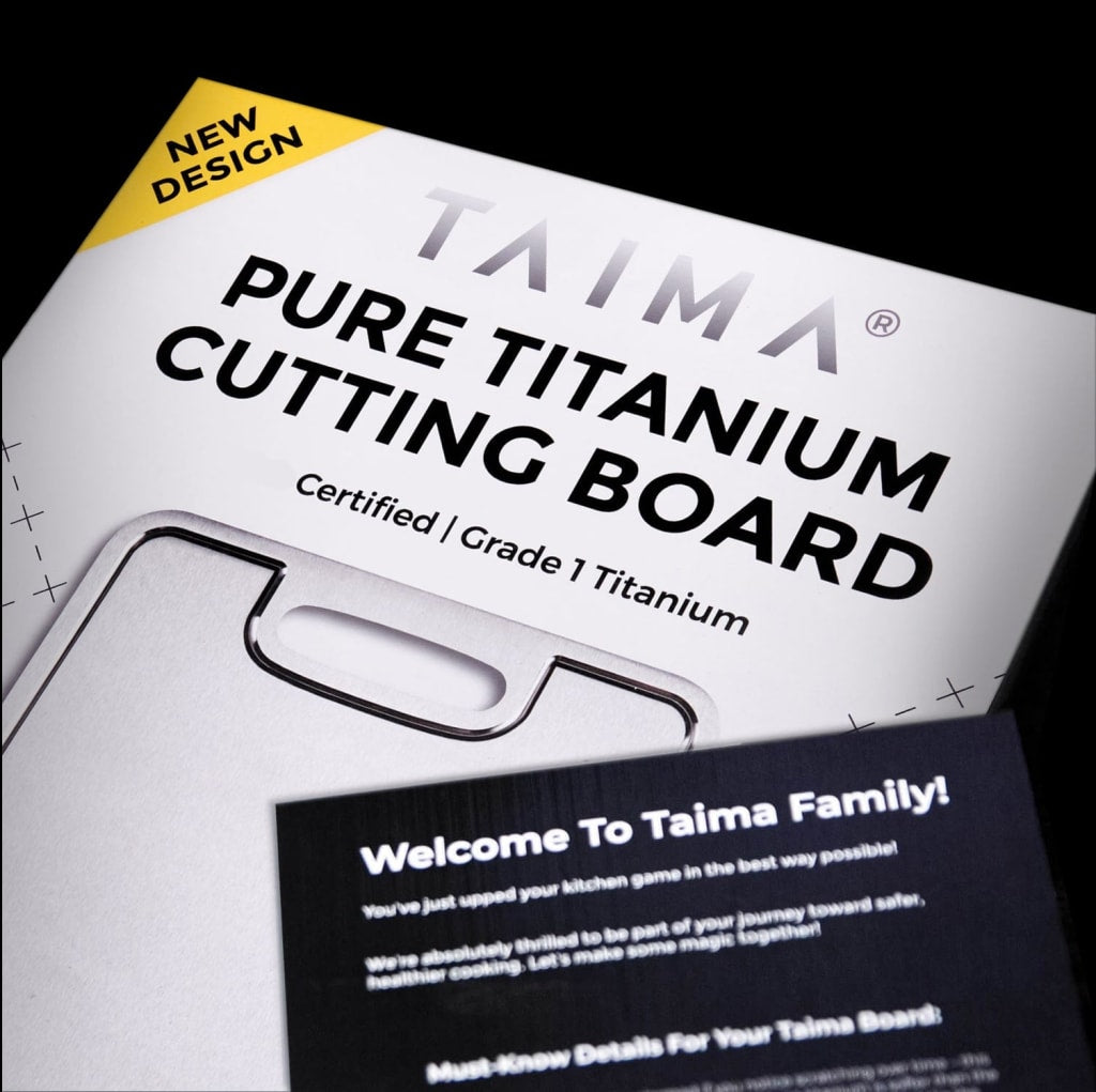 Titan Chop Certified Pure Titanium Cutting Board